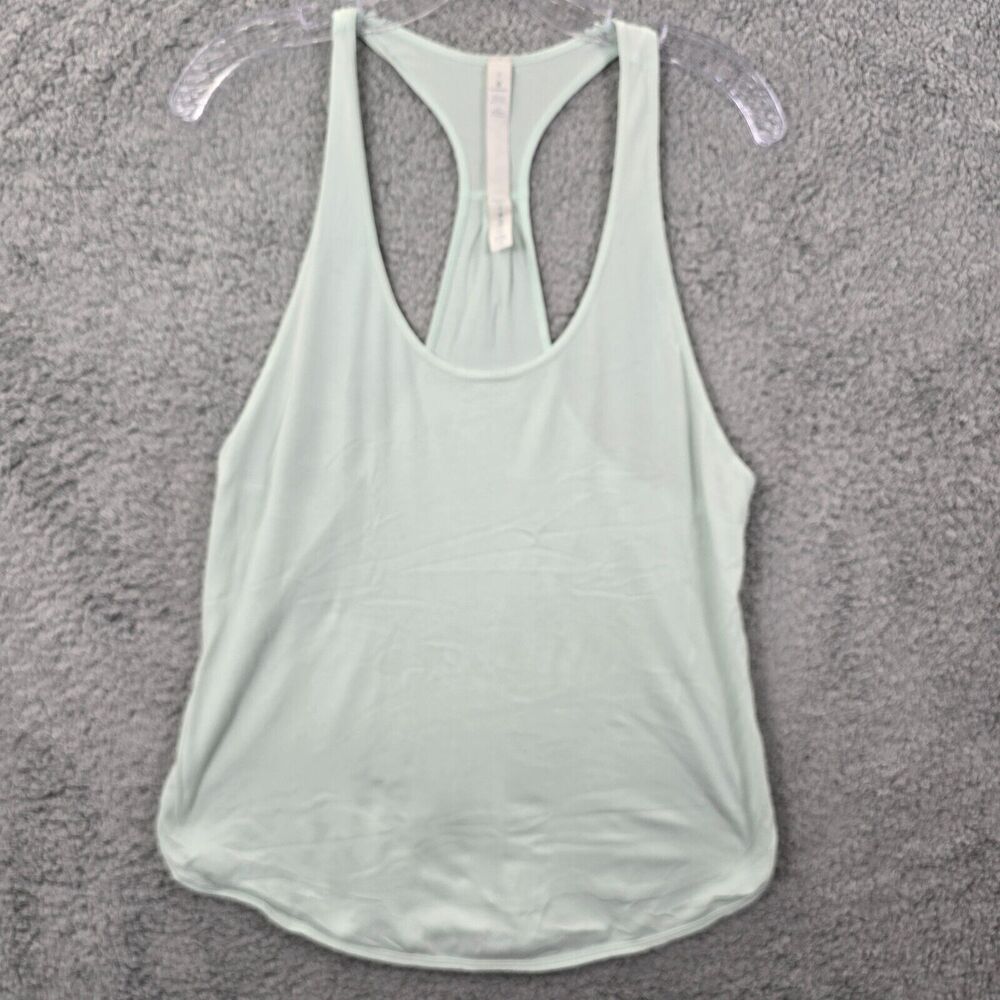 Lululemon Women's Light Green Athletic Wear Tank Top Size 6